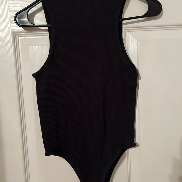 Black Bodysuit with Scoop Neckline by Gypsy + Julie - Picture 5 of 5